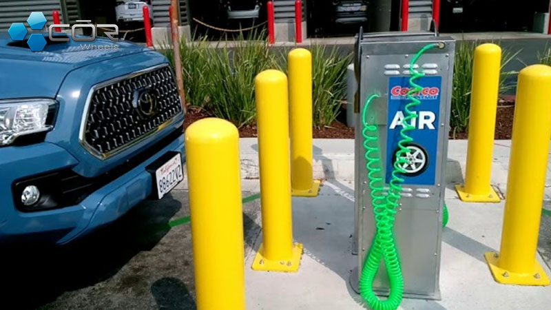 Tire Fill-Up At Costco