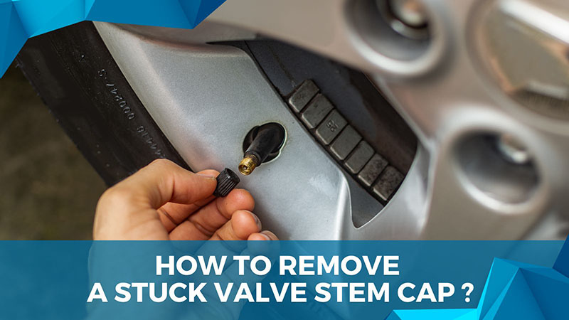 How To Take Off Stuck Corroded Metal Tire Valve Cap Covers 