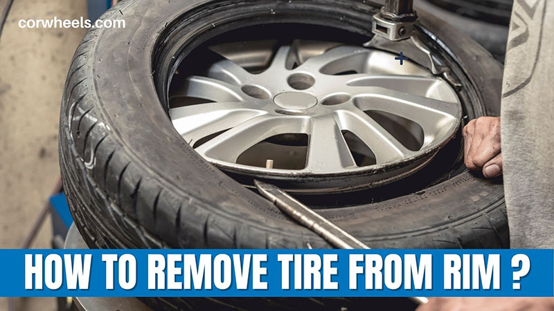 how to remove tire from rim