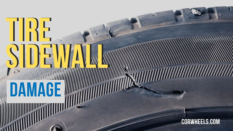 tire sidewall damge