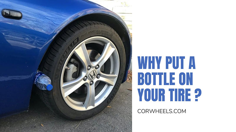 put a bottle in a tire