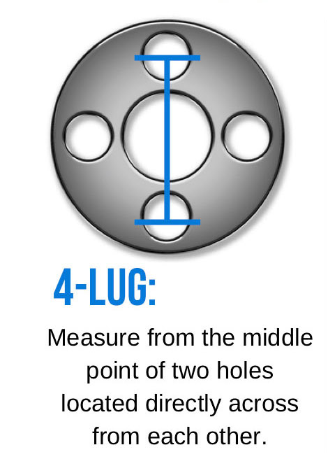4 lug measurement