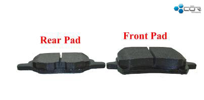 Front And Rear Brake Pads