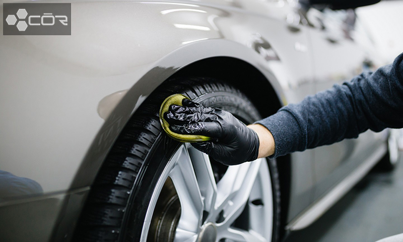 cleaning tire