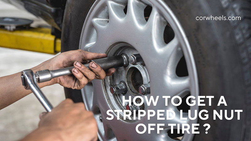how to get a stripped lug nut off