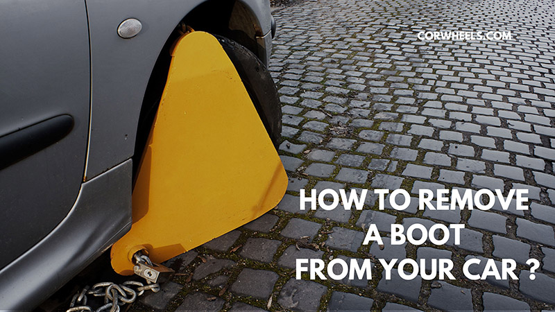 how to remove a boot from your car - 1