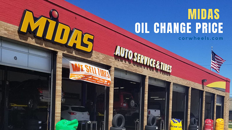 midas oil change price