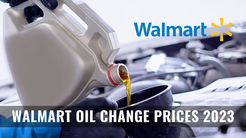 walmart oil change prices