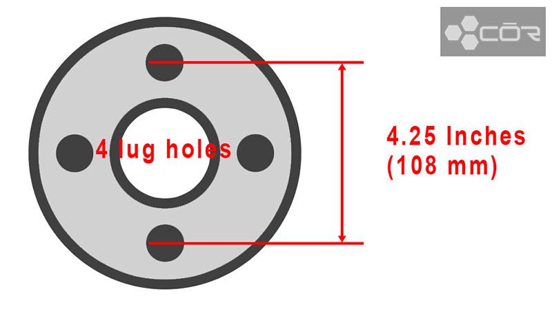 4x4.25 bolt pattern