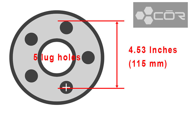 5 x 4.53 bolt pattern