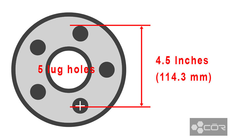 5x4.5 lug bolt pattern