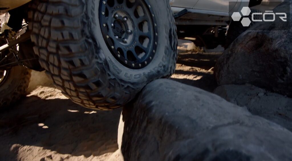 BFGoodrich KM3 rock test