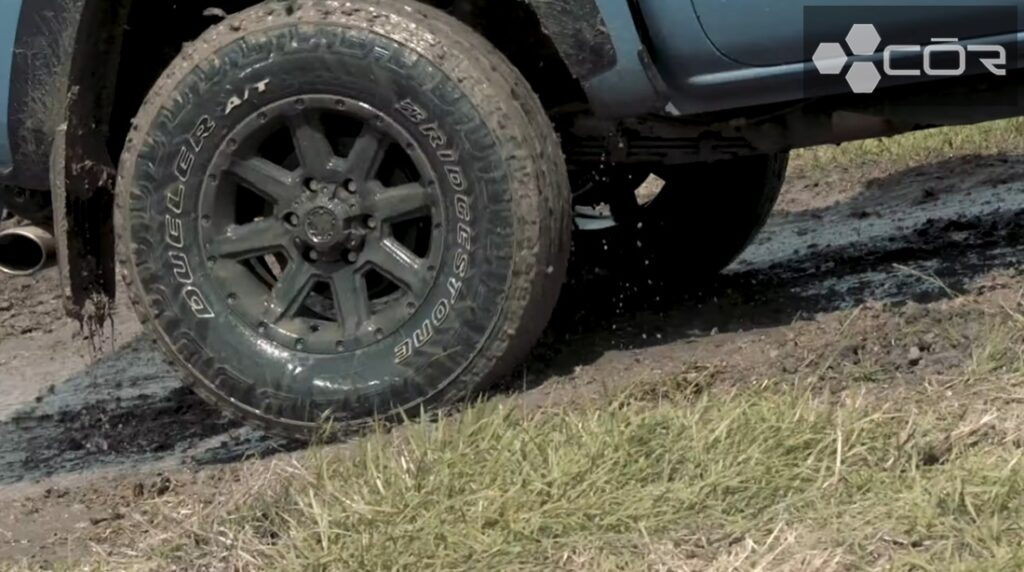Bridgestone Dueler AT Revo 3 mud test