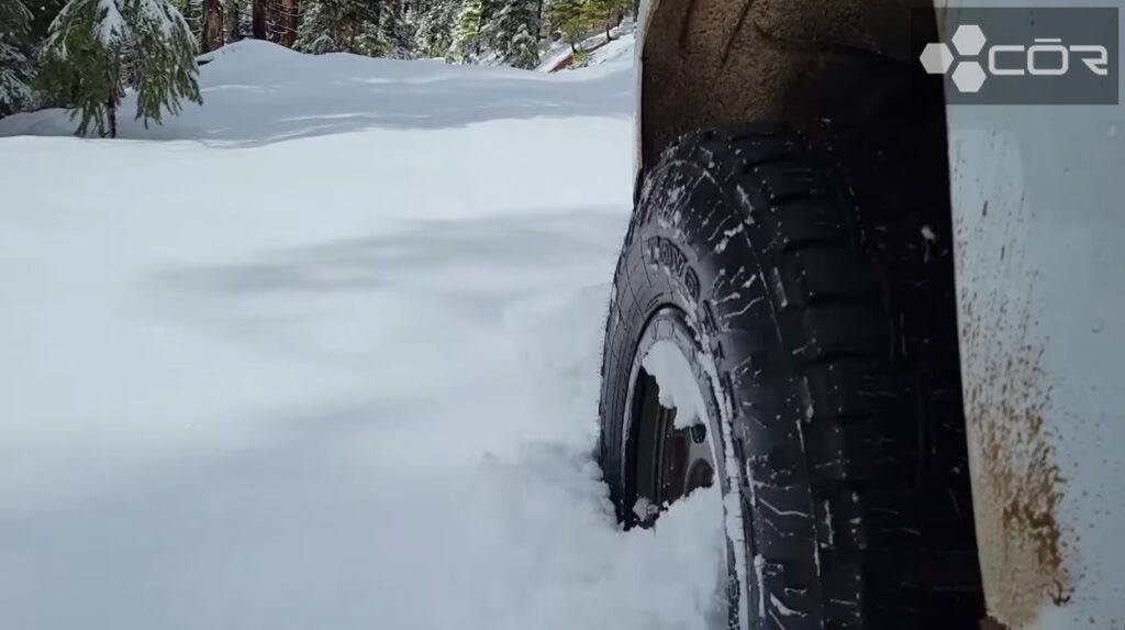 Toyo Open Country AT III deep snow test