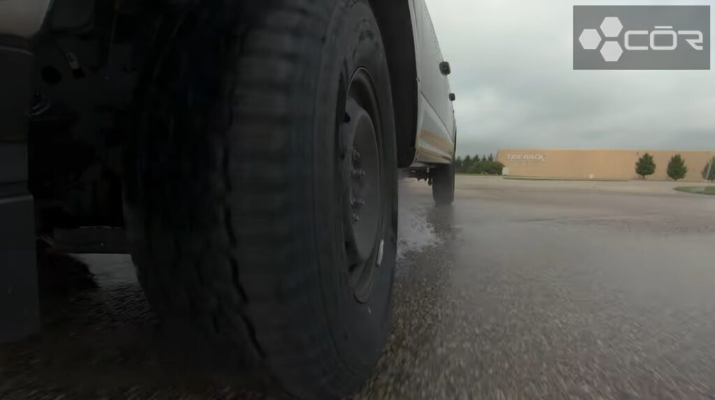 Wrangler Workhorse AT wet test