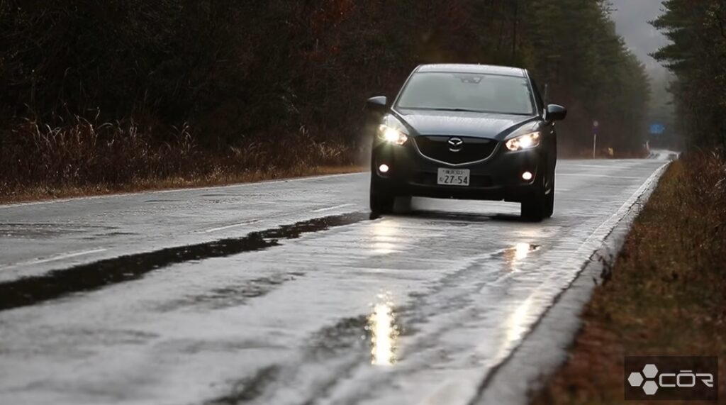 Bridgestone Blizzak DM-V2 wet test