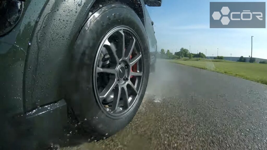 Firestone Destination AT2 wet test