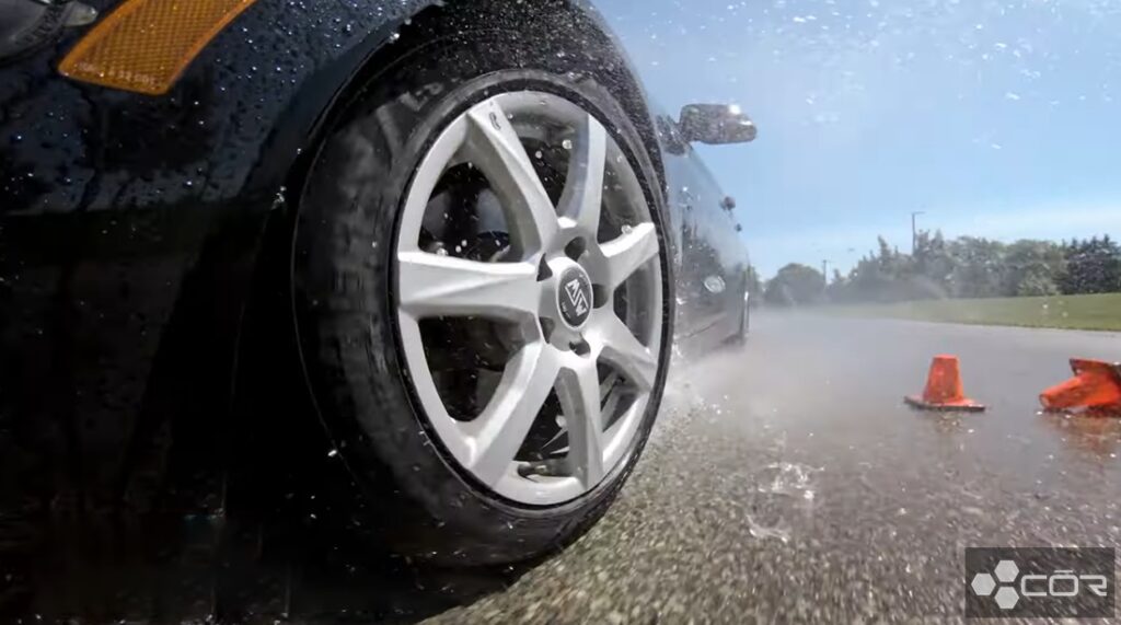 Goodyear Assurance All-Season wet test