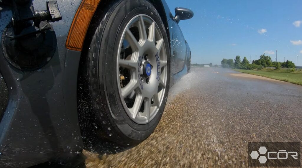 Goodyear Assurance MaxLife wet test