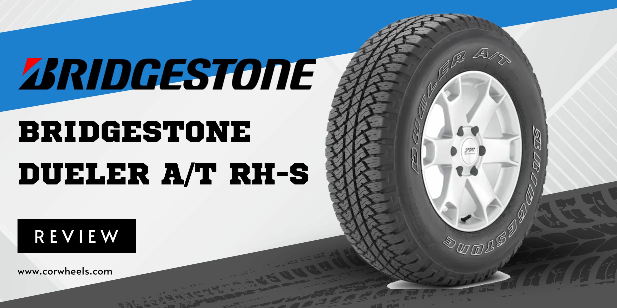 thumbnail image 2 of 4x Bridgestone Dueler A/T RH-S Tires – 255/65R17 110T – All Terrain – Black Letters 2 of 2
