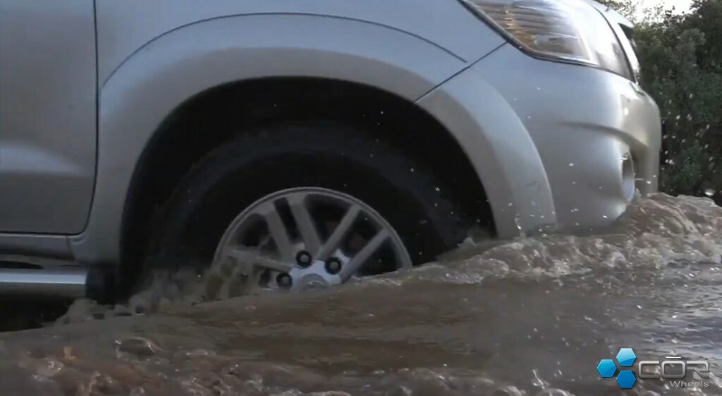 Goodyear Wrangler All-Terrain Adventure on mud