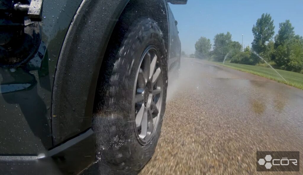 Mickey Thompson Baja Boss AT wet test