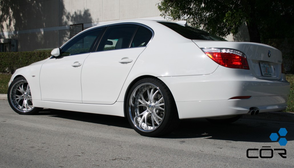 BMW 5 Series on 20 Brushed center Trident's (1)