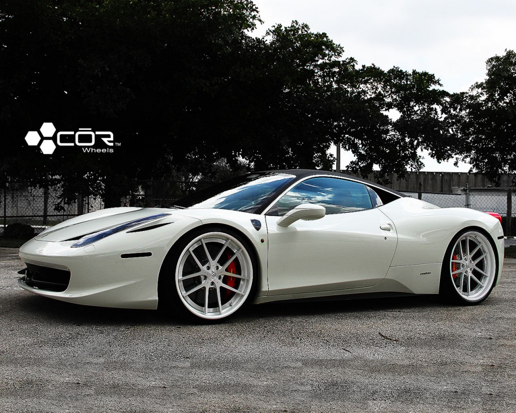 F430 on 20 light and Deep Concave Encor in Dark Brushed Titanium finish