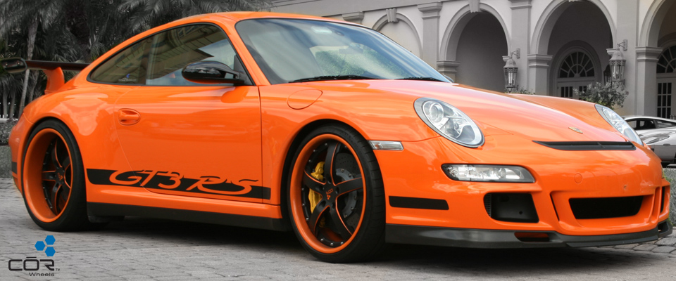 Porsce 997 GT3RS on 20 Concord w Color-matched lips